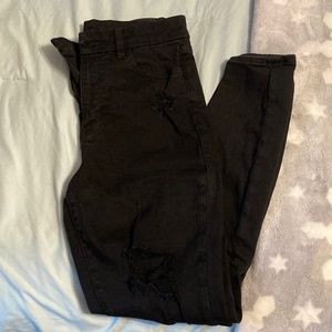 NWOT American Eagle curvy high rise ripped jeggings!